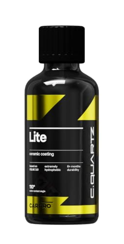 CQUARTZ Lite - Sio2 (ceramic), Tio2 (titanium) Hybrid Car Ceramic Coating or Topcoat, Apply to Any Surface, Wipe On and Wipe Off - 100mL