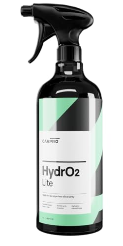 CARPRO HydrO2 Lite Touchless Silica Sealant - Spray-On and Rinse-Off Automotive Paint Sealant - Ready to Use Formula - Liter with Sprayer (34oz)