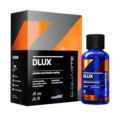 CARPRO CQUARTZ DLUX Wheel and Trim Coat 30mL - Ceramic Coating UV Protection for Wheels and Exterior Plastics, Rubber, and...