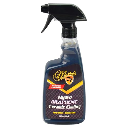 Hydro Graphene Ceramic Coating | Easy Spray On Ceramic Coating for Cars | Extreme Shine, Hydrophobic Protection & UV Resistance (22 oz)